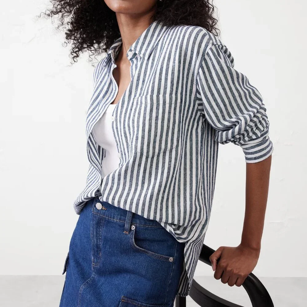 BR Classic Linen-Blend Shirt (2 Package Deal) - Picture 3 of 4